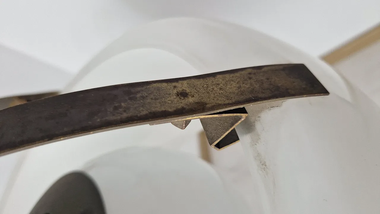 Omega pendant in brass by Vico Magistretti for Artemide, 1960s 6