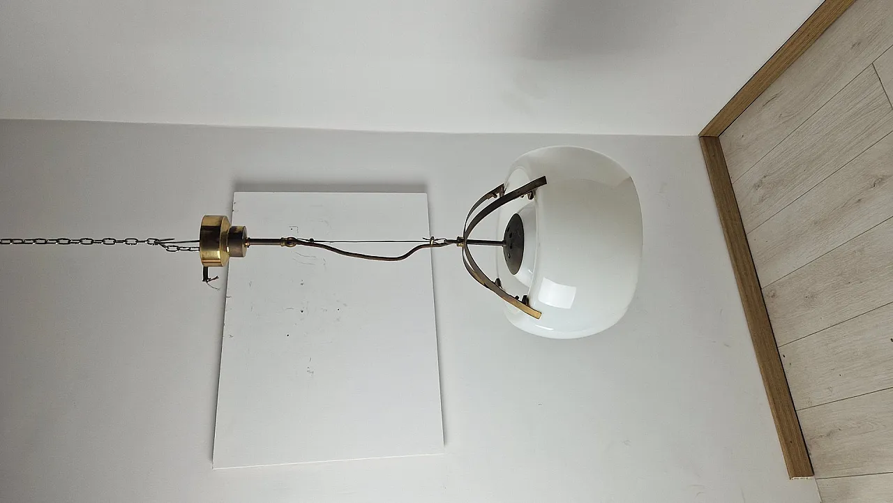Omega pendant in brass by Vico Magistretti for Artemide, 1960s 11