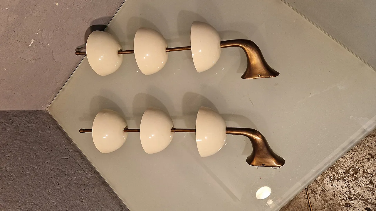Pair of wall lamps, 1980s 7