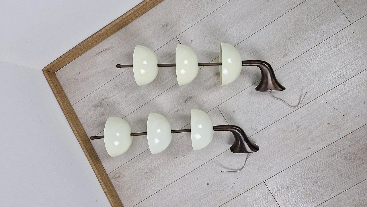 Pair of wall lamps, 1980s 10