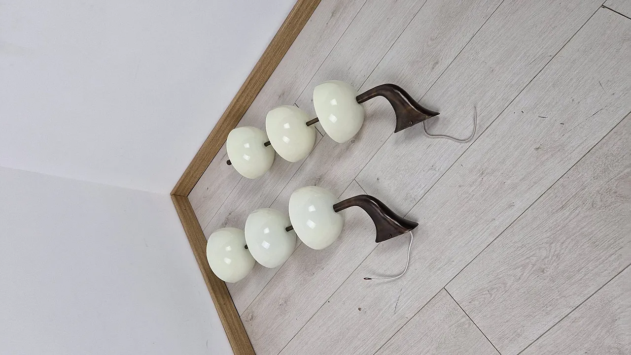 Pair of wall lamps, 1980s 17