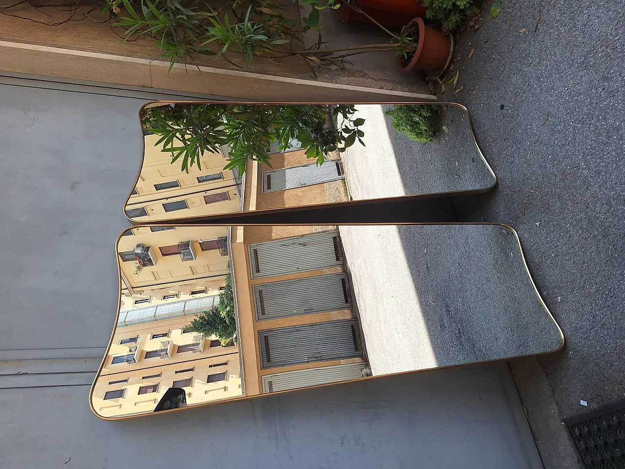 Specchio da parete nello stile di Gio Ponti, anni '90 5