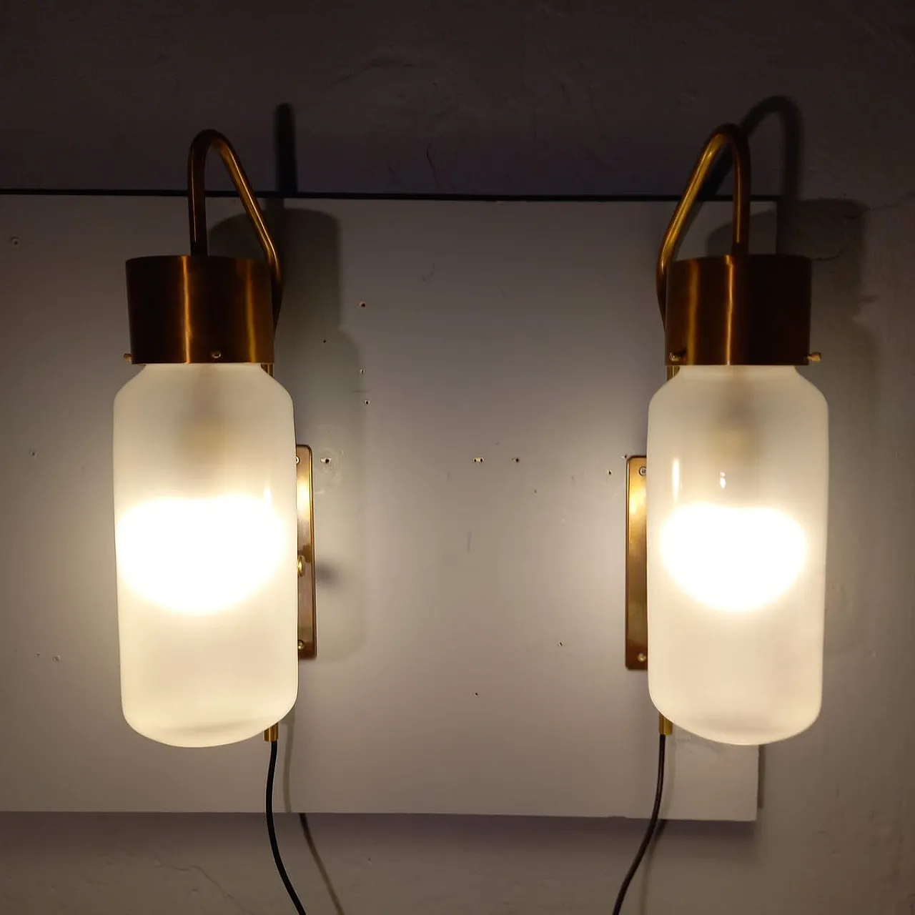Pair of LP10 Bidone light by L.Caccia Dominioni for Azucena, 1990s 1