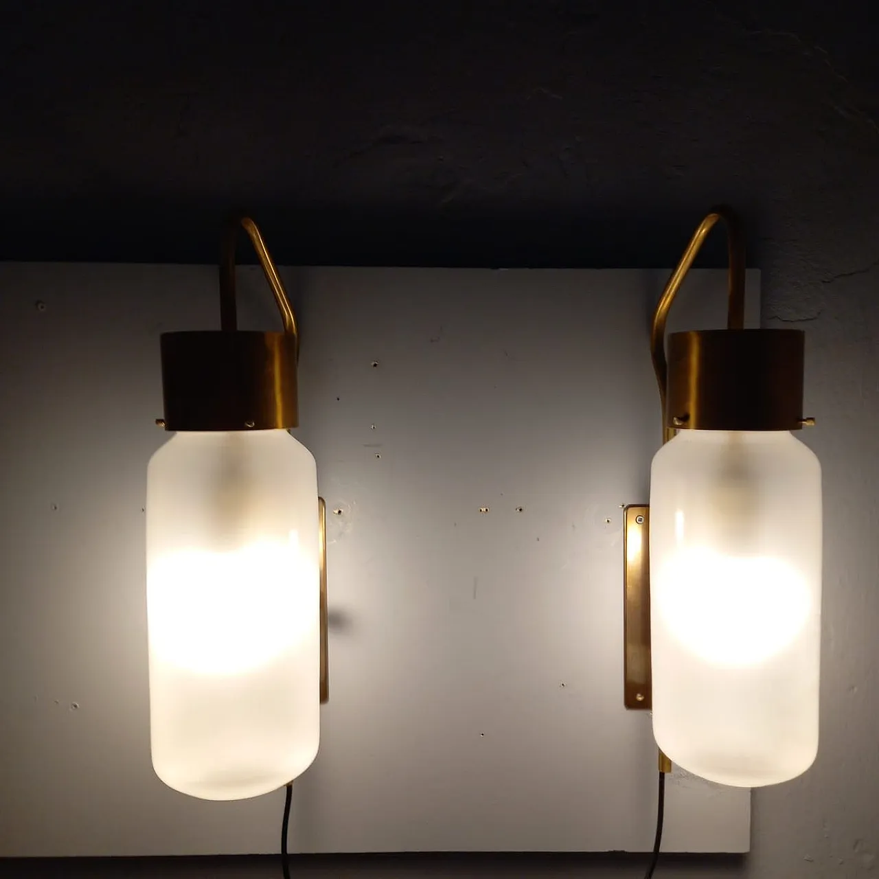 Pair of LP10 Bidone light by L.Caccia Dominioni for Azucena, 1990s 3