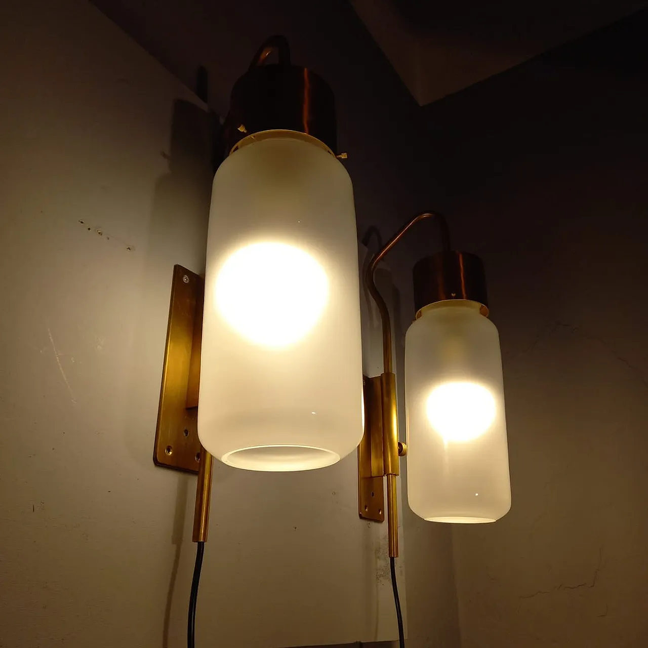 Pair of LP10 Bidone light by L.Caccia Dominioni for Azucena, 1990s 5