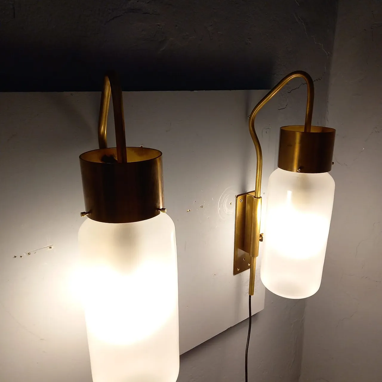 Pair of LP10 Bidone light by L.Caccia Dominioni for Azucena, 1990s 7
