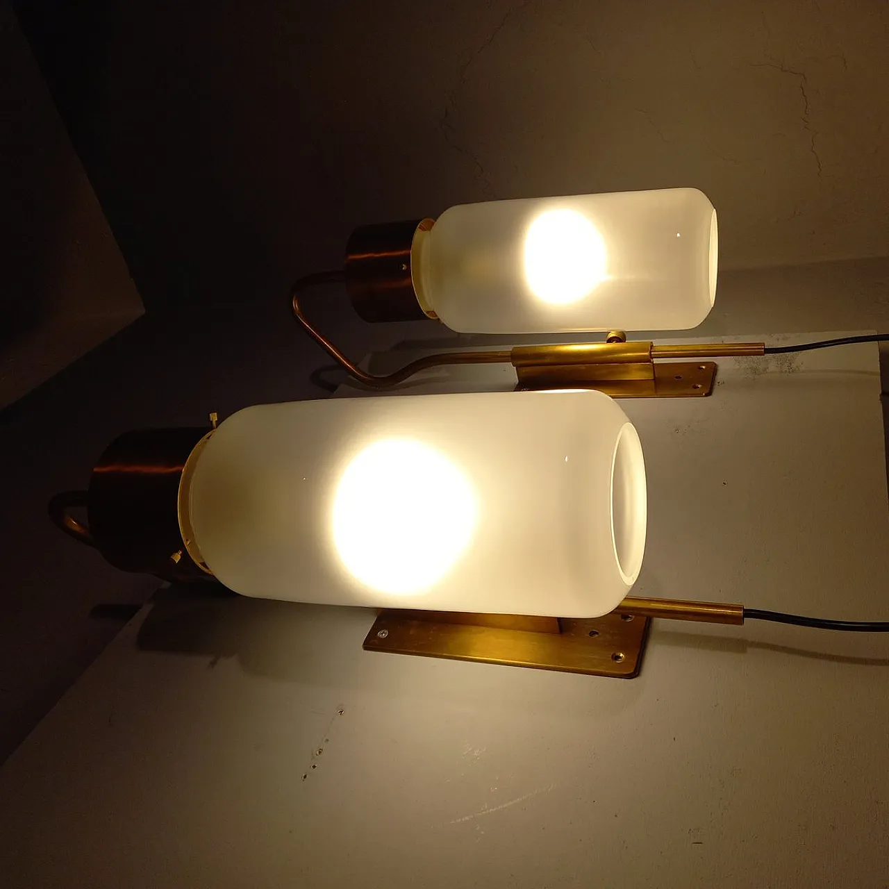 Pair of LP10 Bidone light by L.Caccia Dominioni for Azucena, 1990s 9