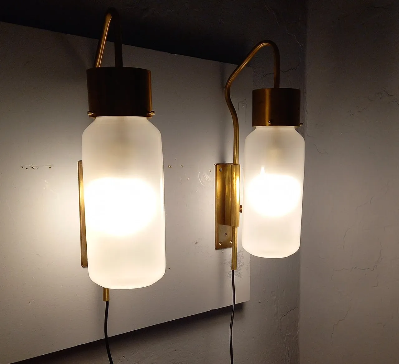 Pair of LP10 Bidone light by L.Caccia Dominioni for Azucena, 1990s 12