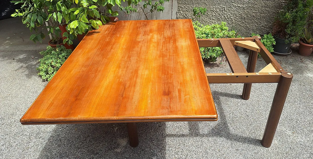 Nibay folding oak table by Tobia & Afra Scarpa for Gavina, 1970s 2