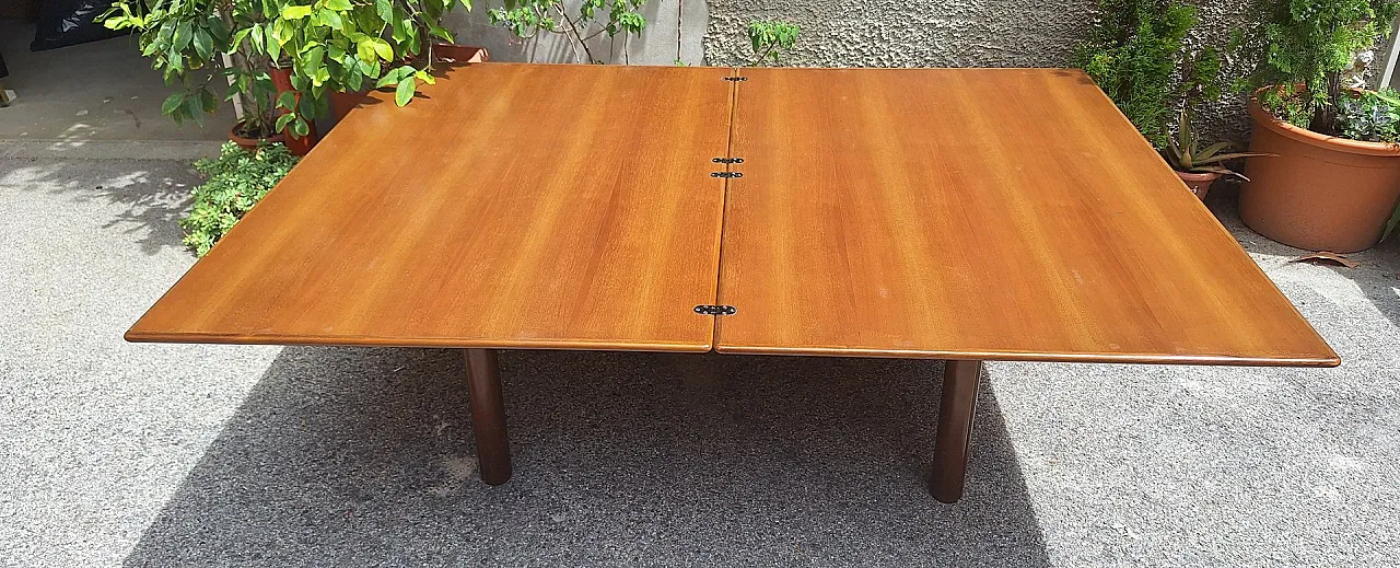 Nibay folding oak table by Tobia & Afra Scarpa for Gavina, 1970s 3