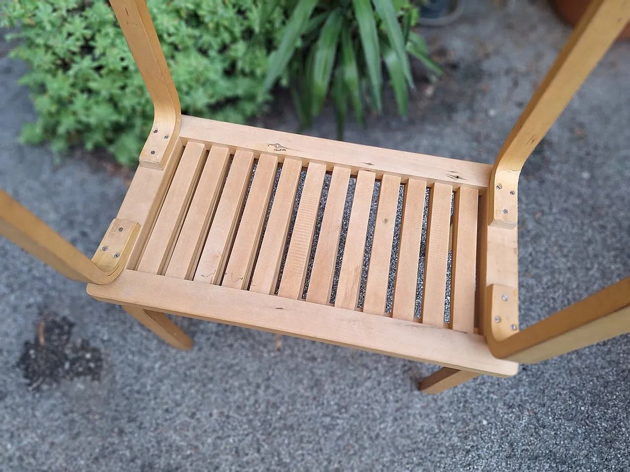 Model 153B benches in birch by Alvar Aalto for Artek, 1980s 5