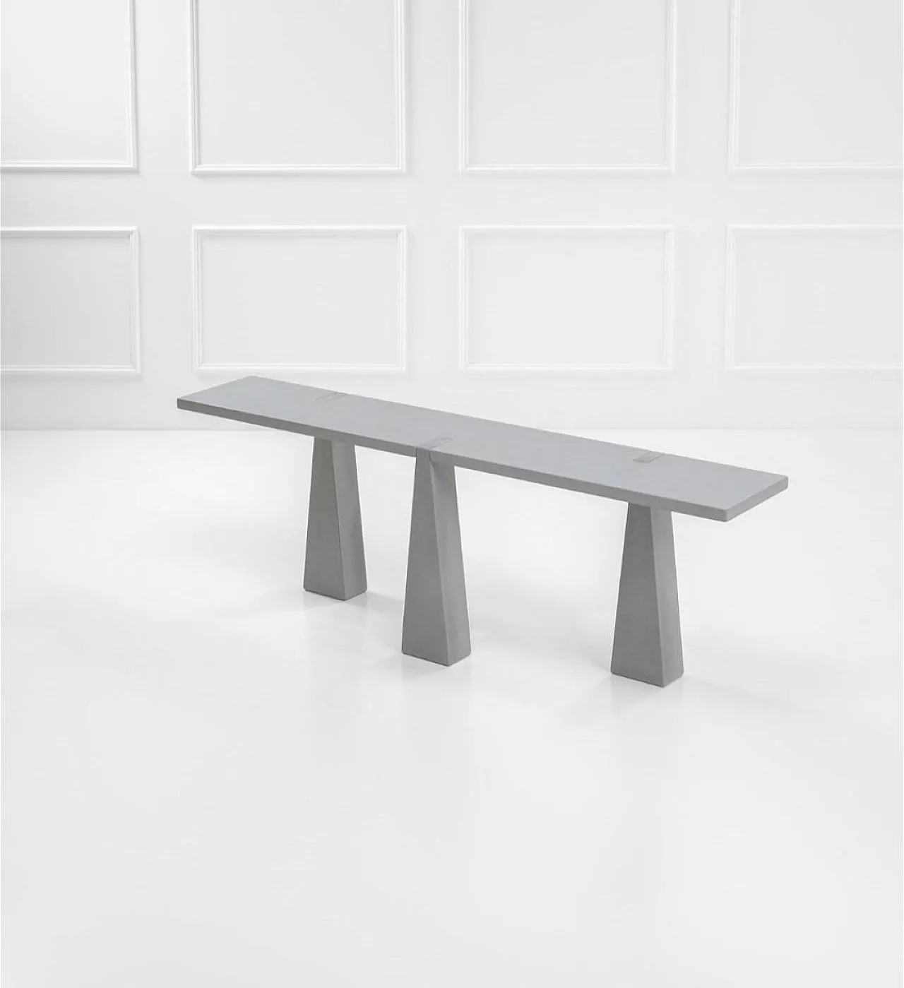 Pietra Serena Console Inkas by Angelo Mangiarotti for Skipper, 1990s 2