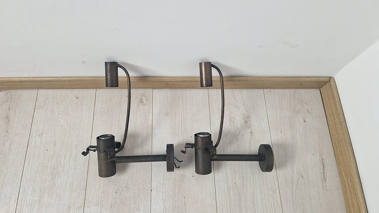 Pair of wall lamps by Venini Murano, 1960s 10