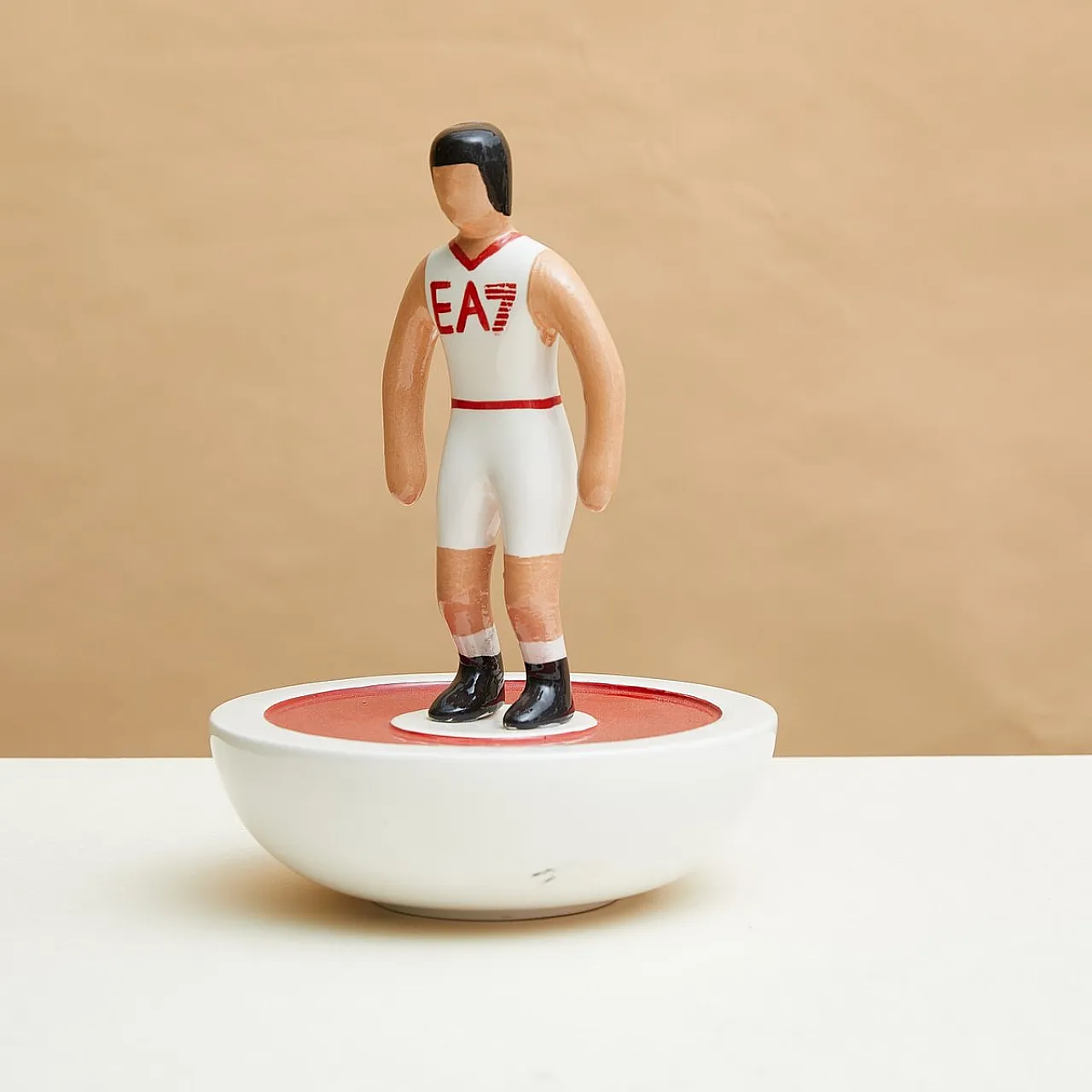 Subbuteo sculpture in ceramic by Artigianato Italiano, 2000s 1