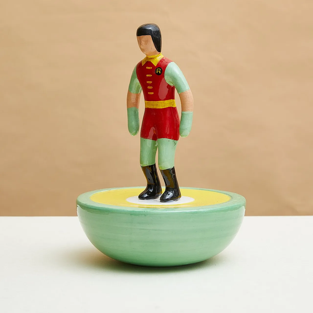 Subbuteo sculpture in ceramic by Artigianato Italiano, 2000s 1