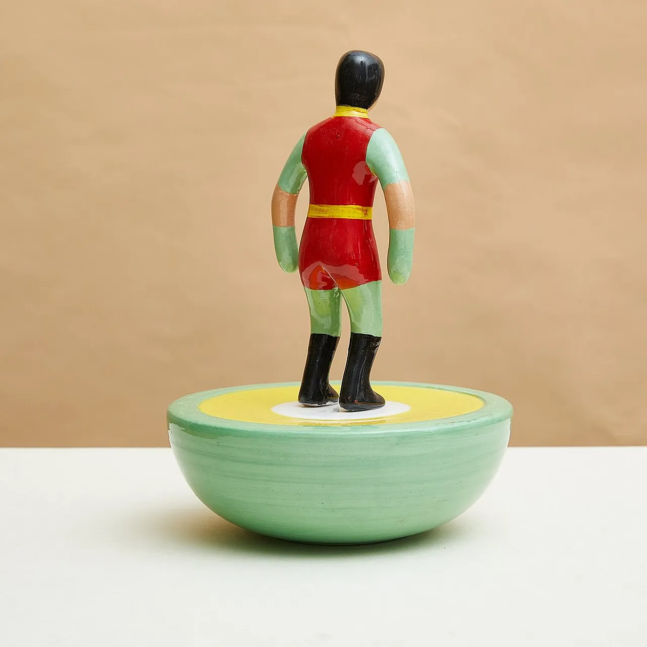 Subbuteo sculpture in ceramic by Artigianato Italiano, 2000s 2