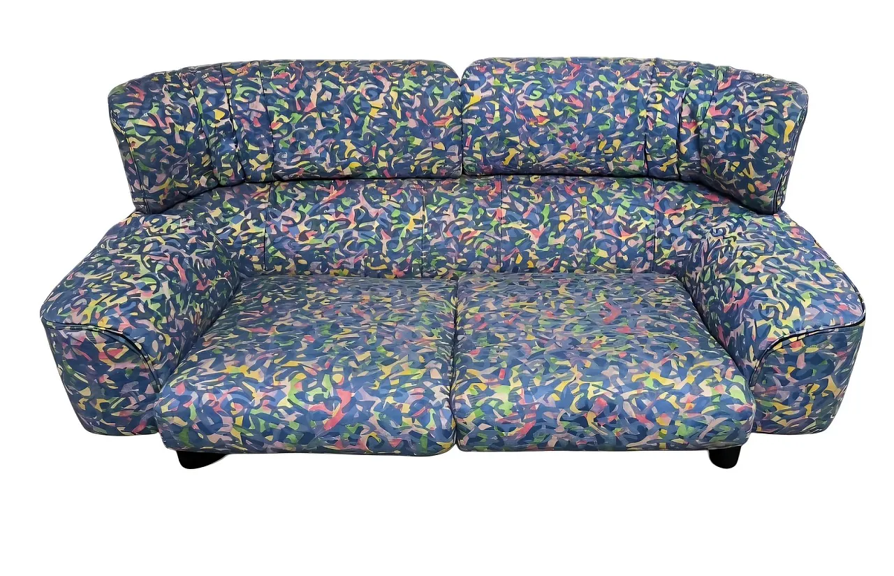 Model Bull 2-seater sofa by Gianfranco Frattini for Cassina, 1970s 2