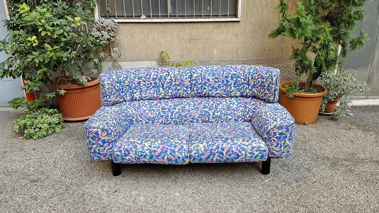 Model Bull 2-seater sofa by Gianfranco Frattini for Cassina, 1970s 9