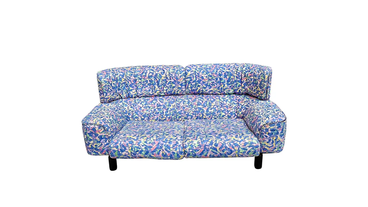 Model Bull 2-seater sofa by Gianfranco Frattini for Cassina, 1970s 30