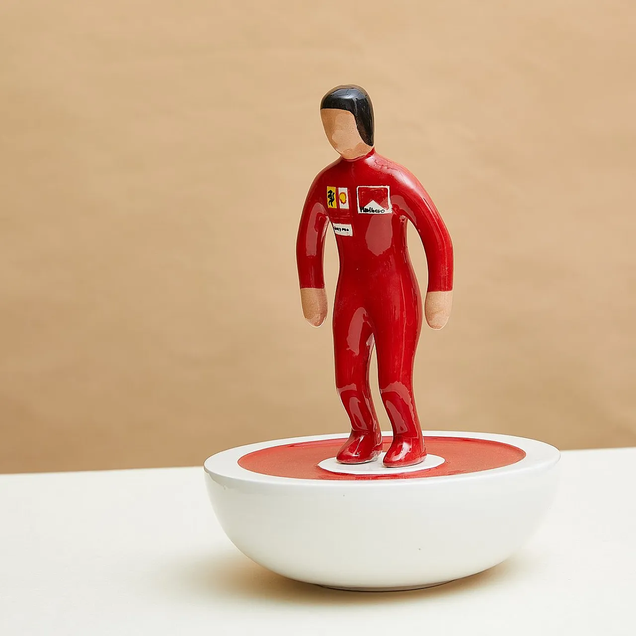 Subbuteo sculpture in ceramic from Artigianato Italiano, 2000s 1