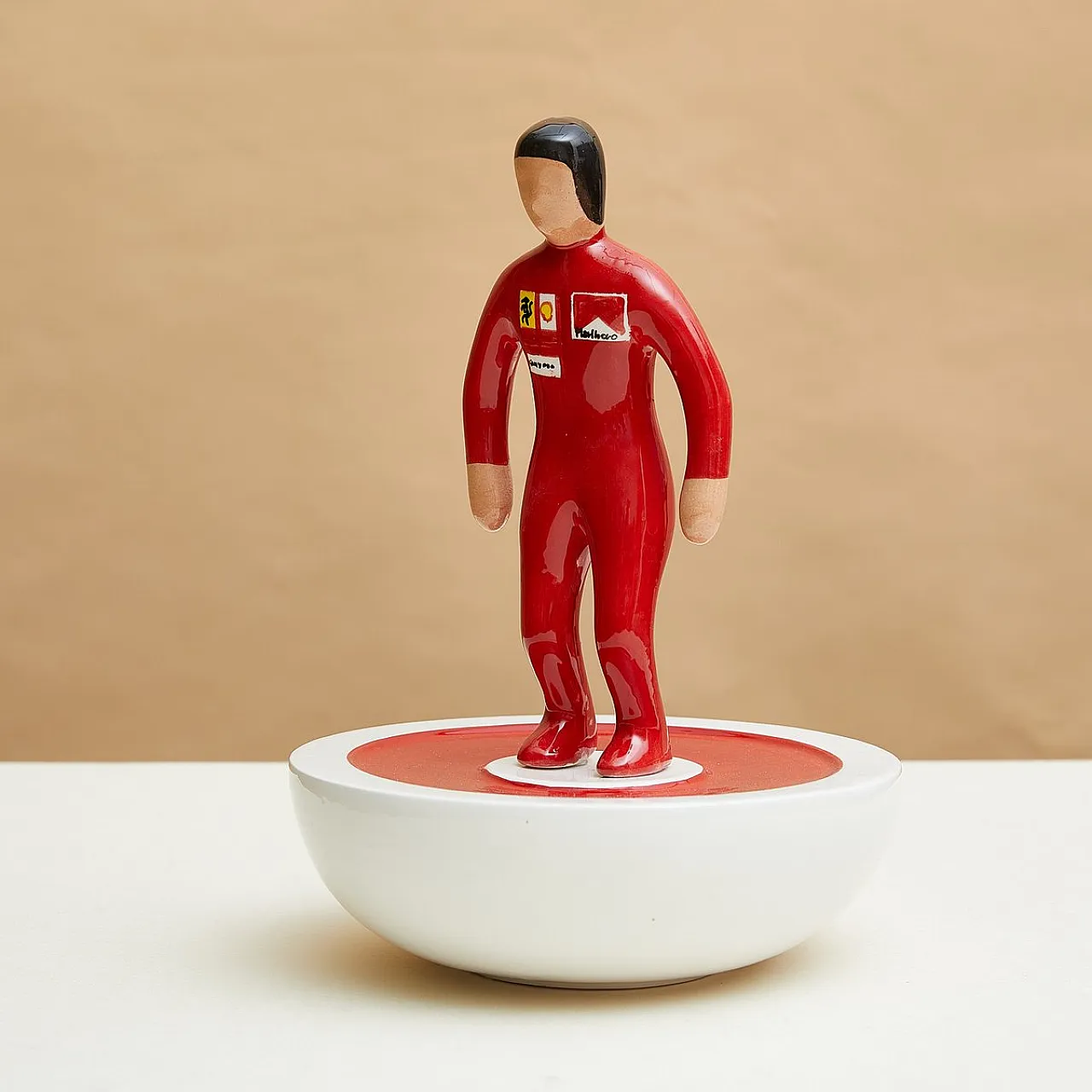 Subbuteo sculpture in ceramic from Artigianato Italiano, 2000s 4