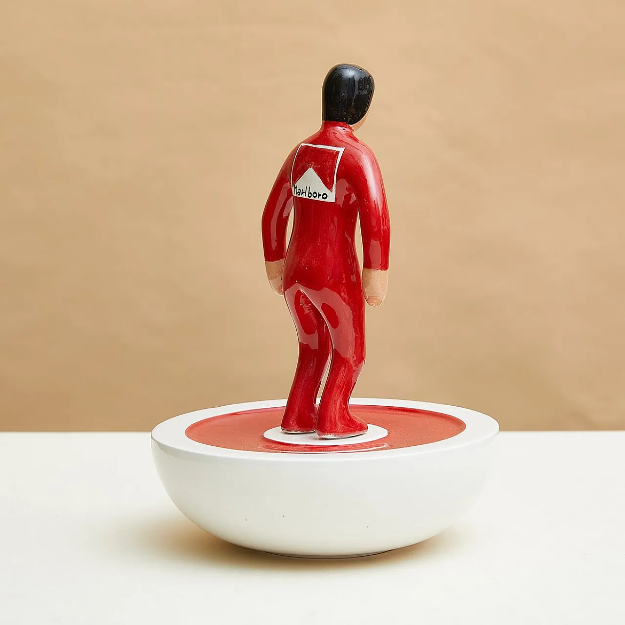 Subbuteo sculpture in ceramic from Artigianato Italiano, 2000s 5