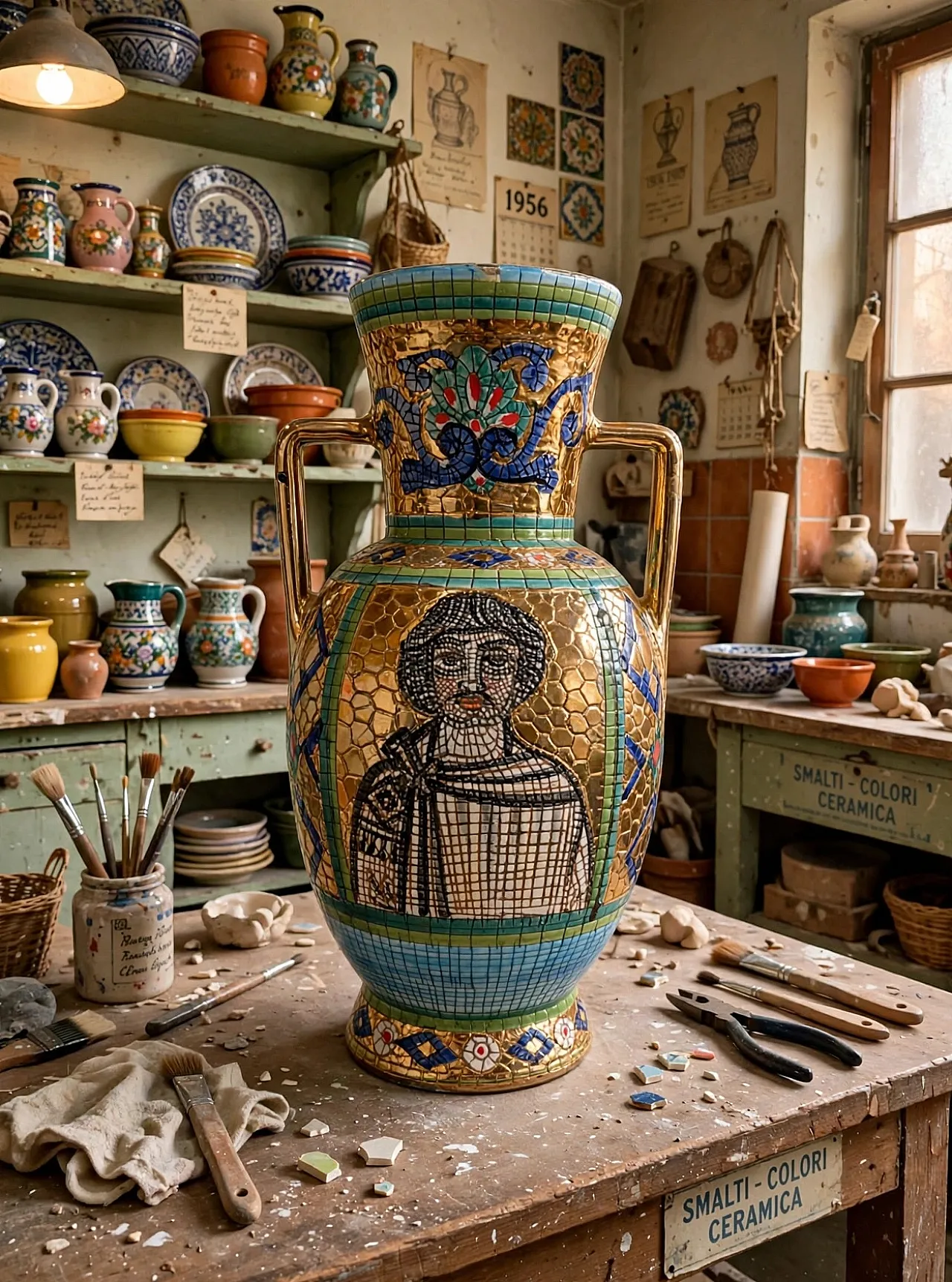 Deruta majolica vase 2