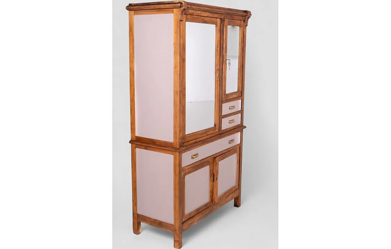 Sideboard in wood with marron glacé finish, 1970s 3