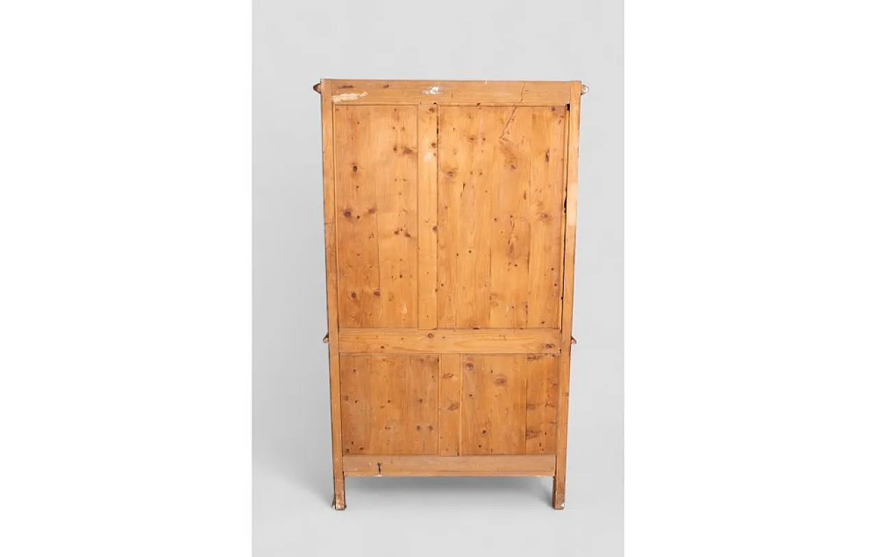 Sideboard in wood with marron glacé finish, 1970s 5