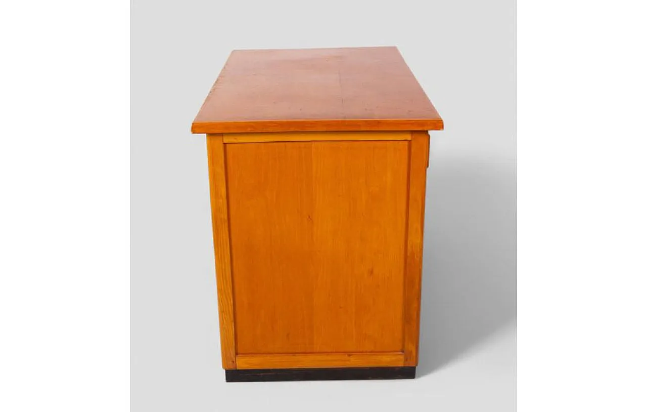 Ministerial desk in beech, 1950s 4