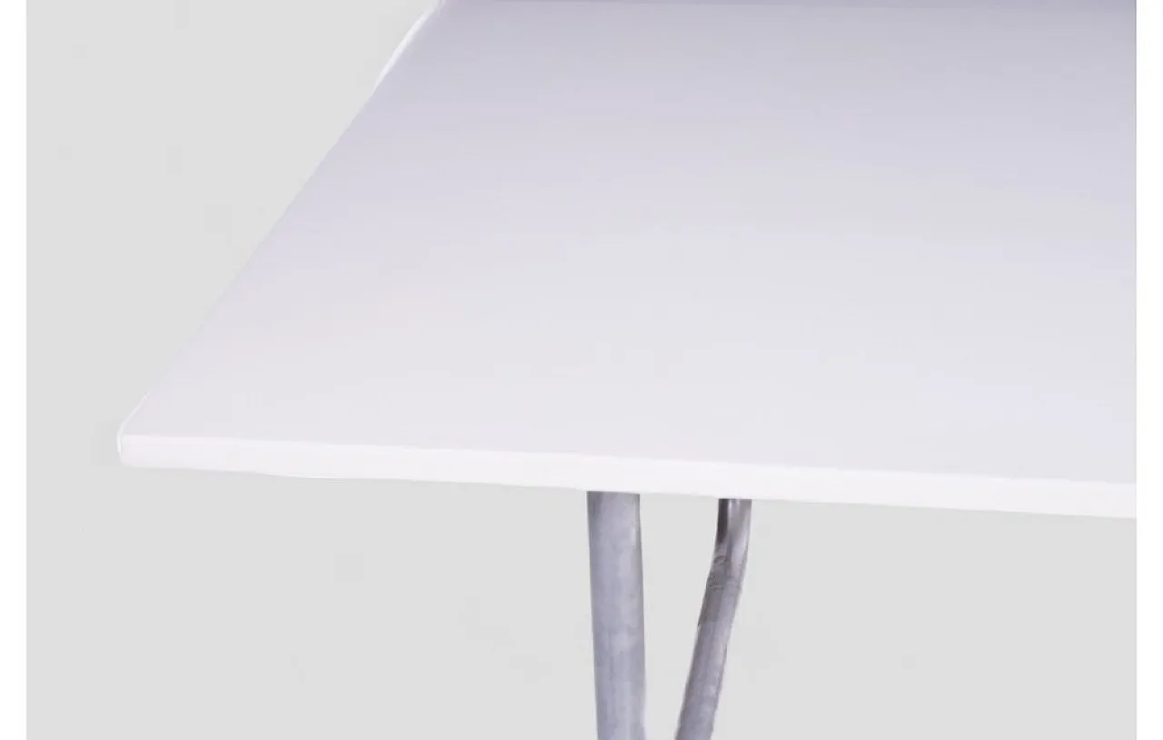 Modern Think design white coffee table, 1980s 4