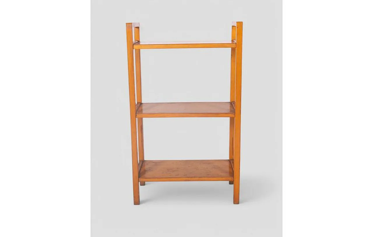 Wooden three-shelf cabinet, 1960s 2