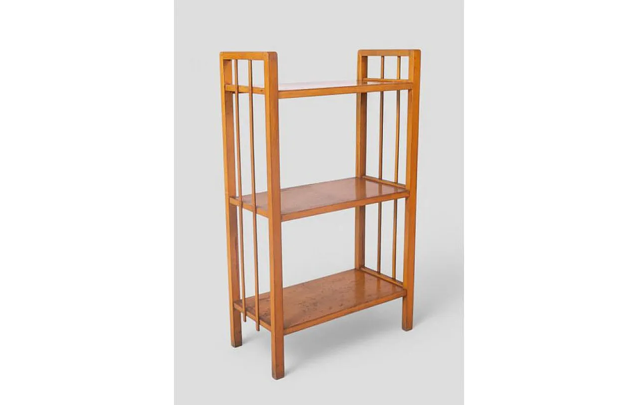 Wooden three-shelf cabinet, 1960s 3