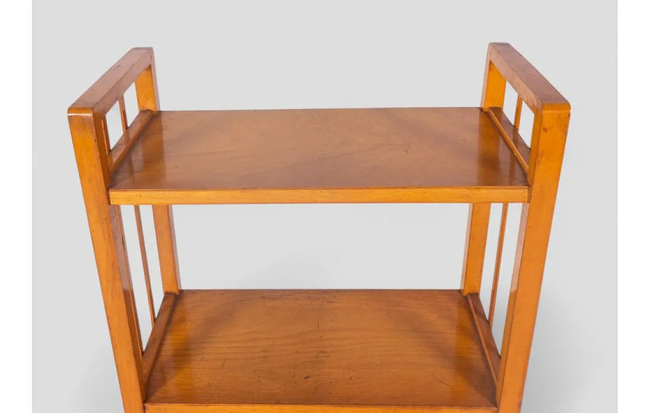 Wooden three-shelf cabinet, 1960s 5