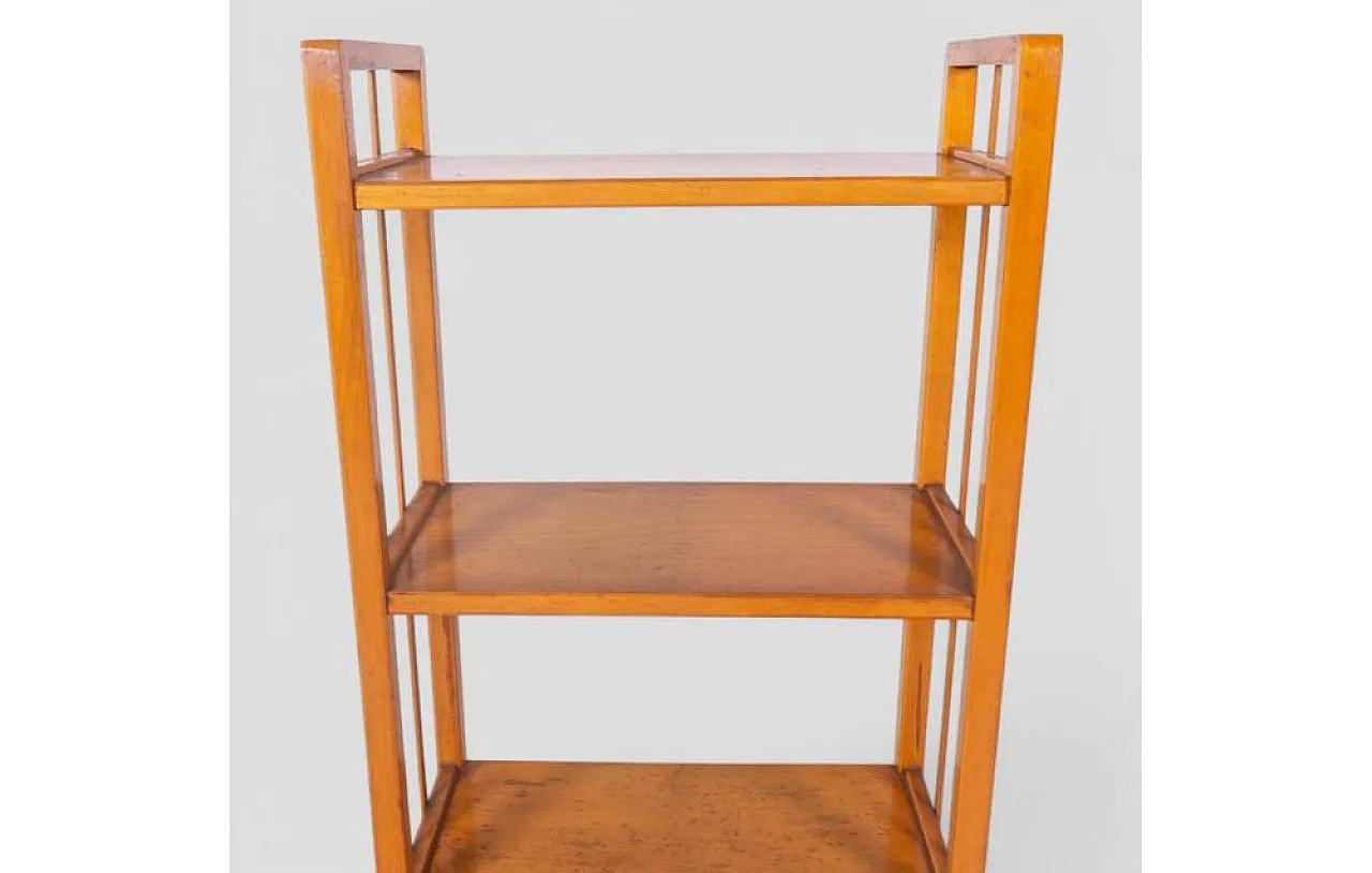 Wooden three-shelf cabinet, 1960s 6