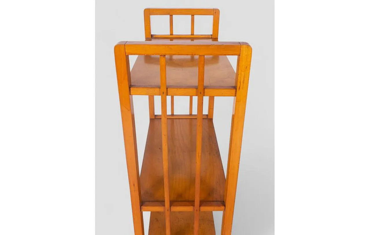 Wooden three-shelf cabinet, 1960s 7