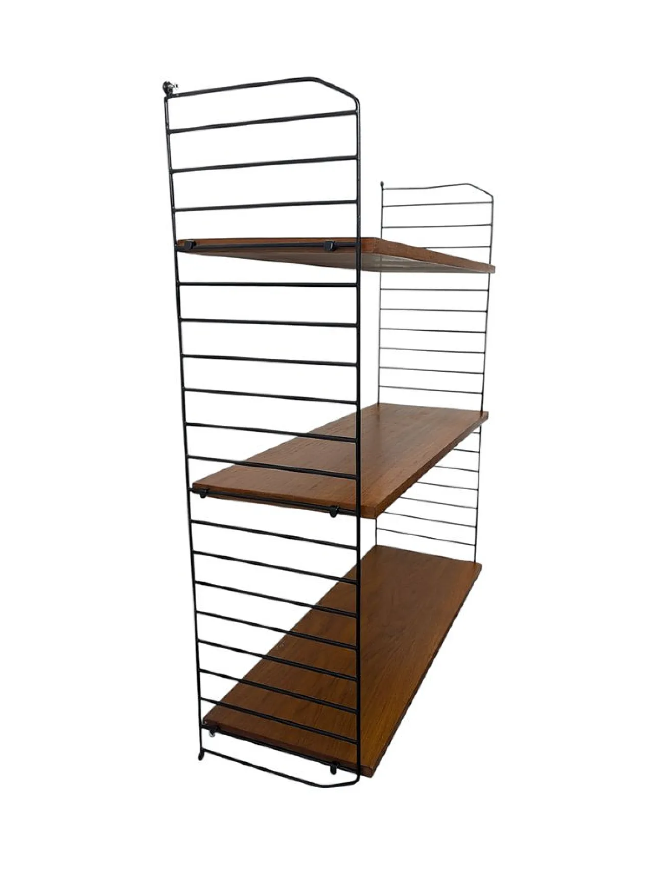 Hanging shelf in wood and iron, 1960s 2