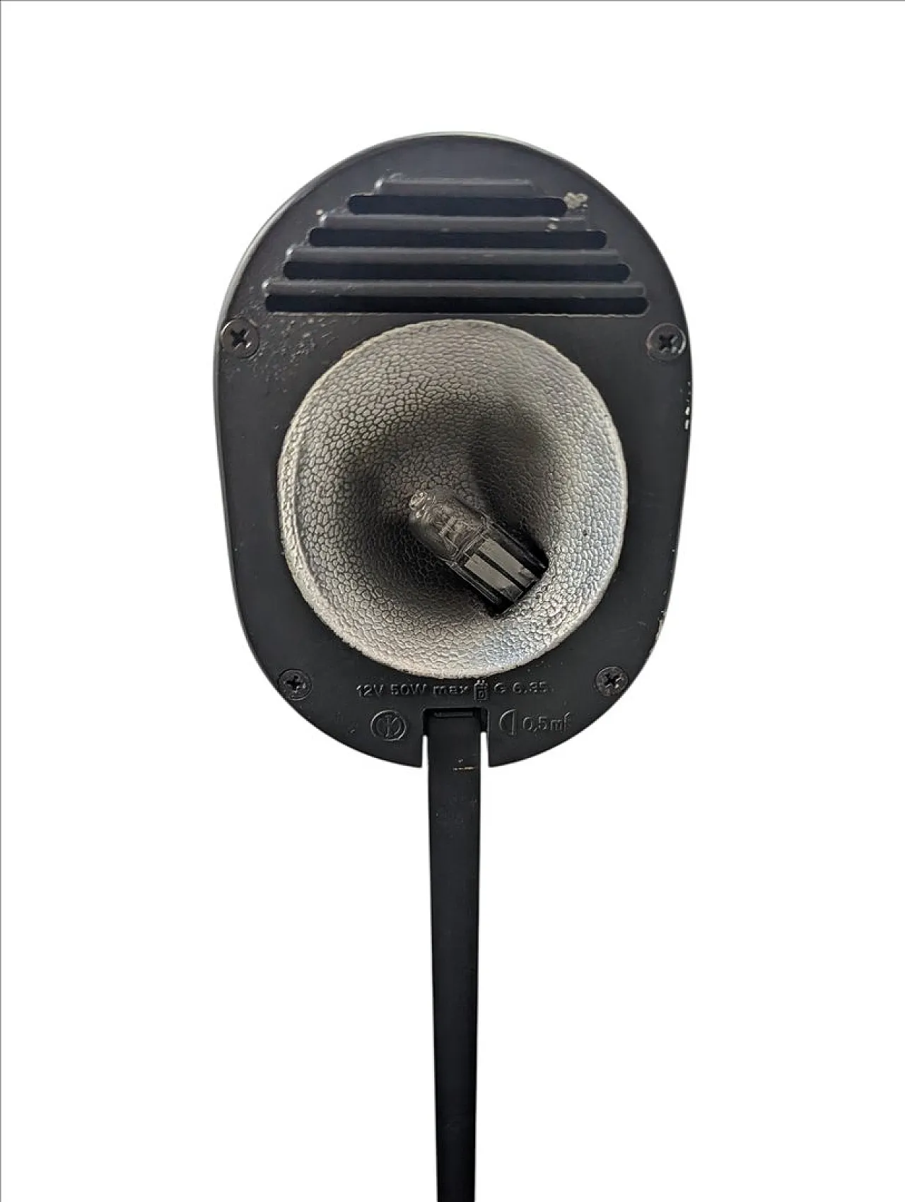 Black office lamp by R. Bonetto for Guzzini, 1980s 3
