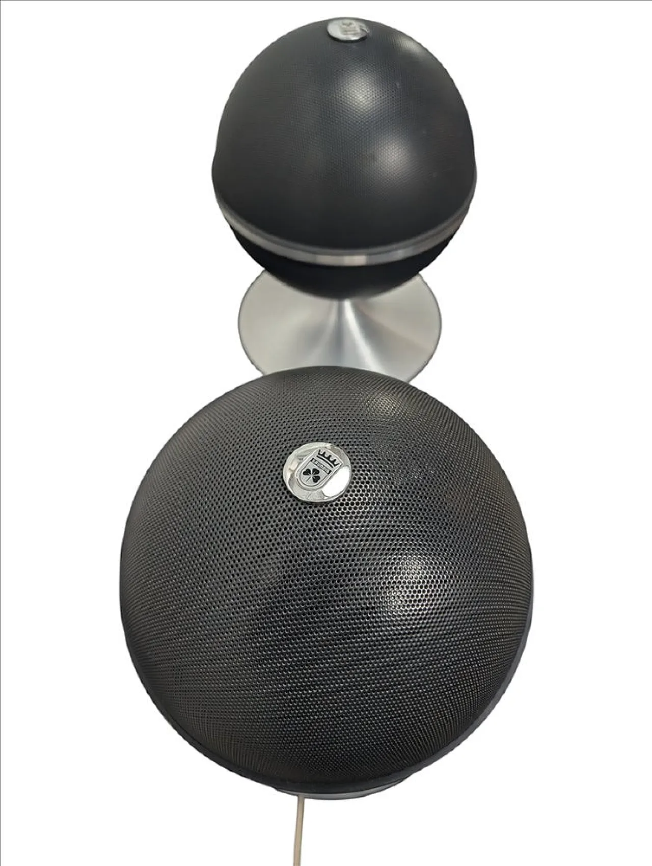 Pair of Space Age spherical audiorama speakers from Grundig, 1970s 2