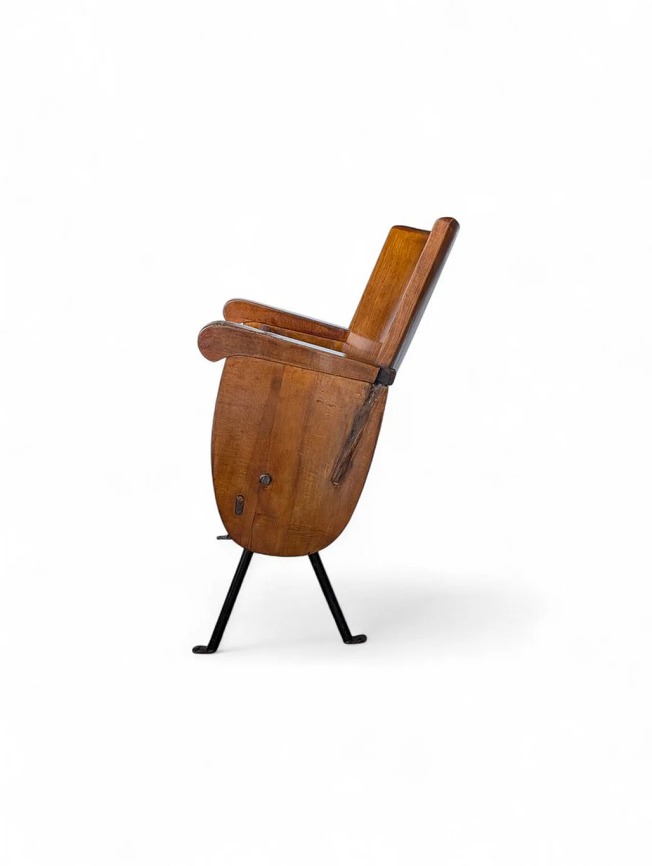 Beech cinema chair, 1950s 5