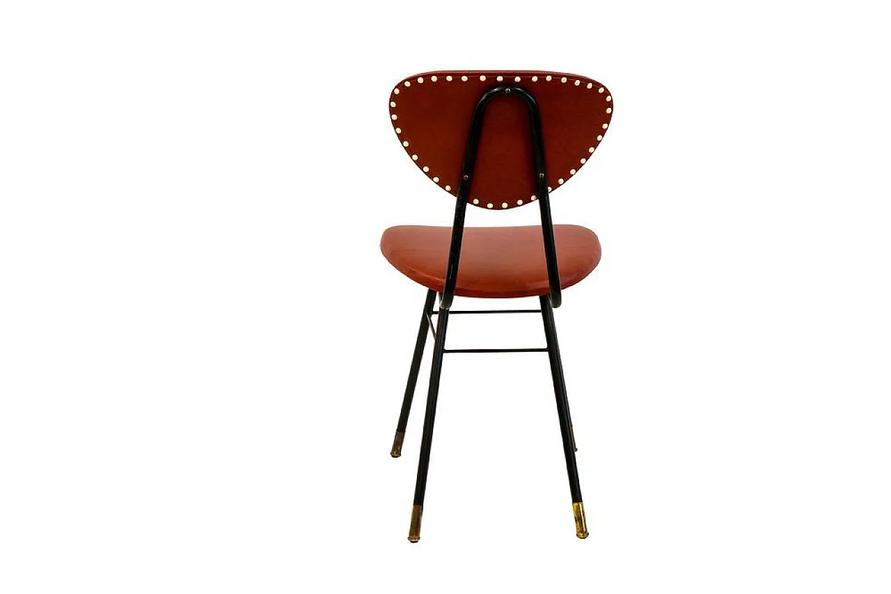 Set da ufficio in pelle attribuito a Umberto Mascagni, anni '50 7