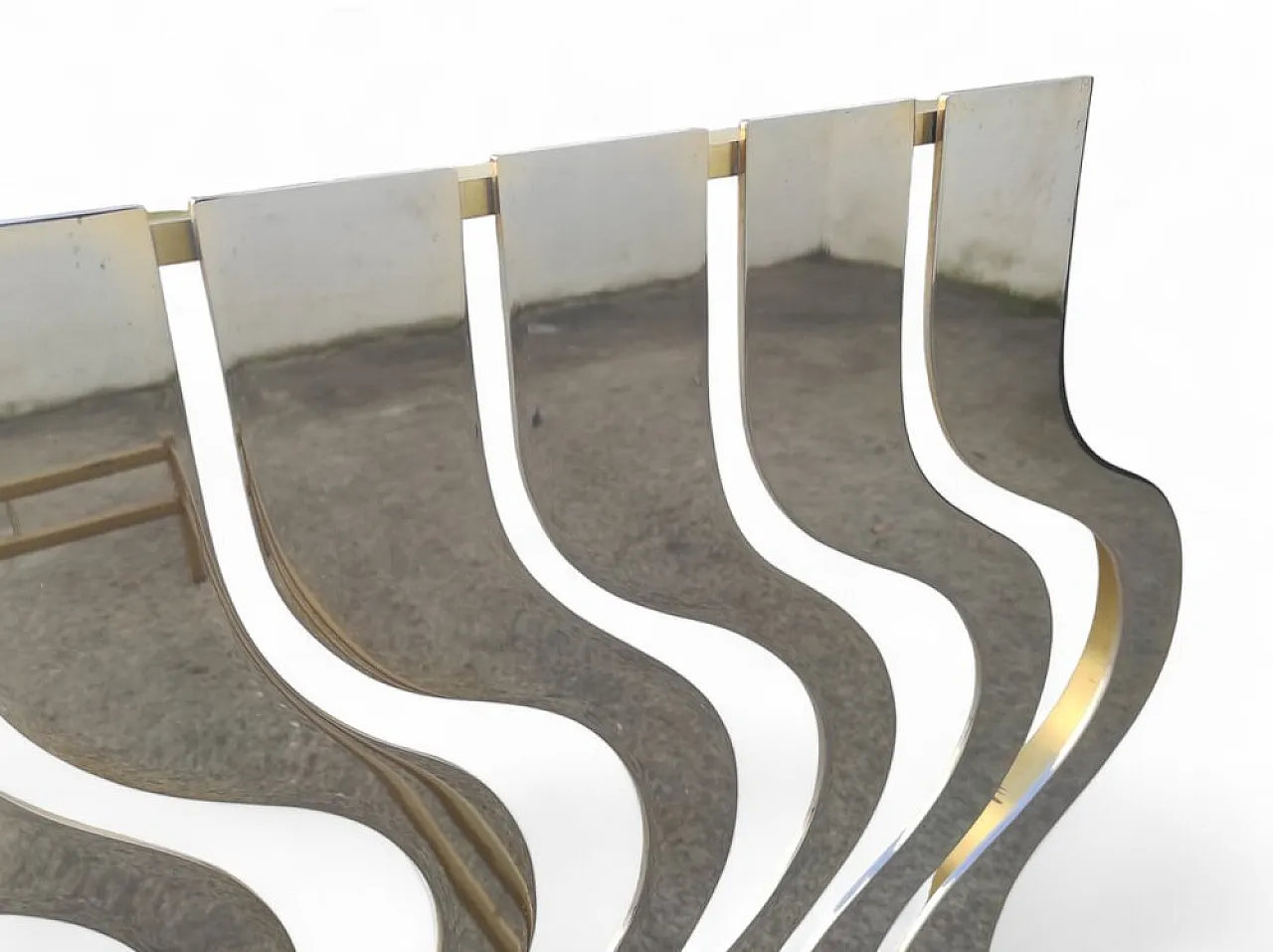 Letto in ottone e ferro, anni '70 5