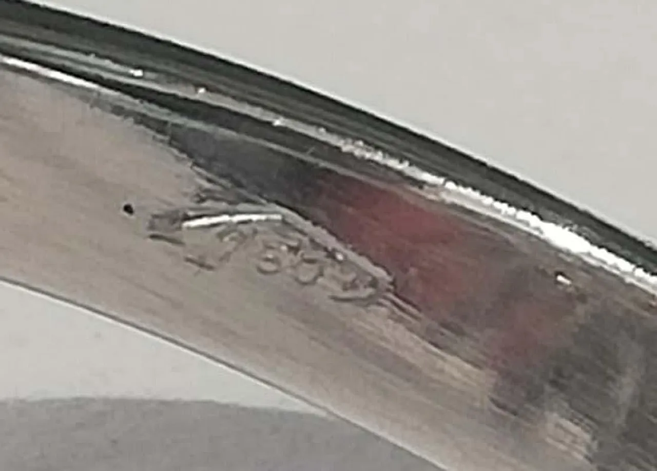 Anello con diamanti, oro bianco 18 carati, anni 2000 6