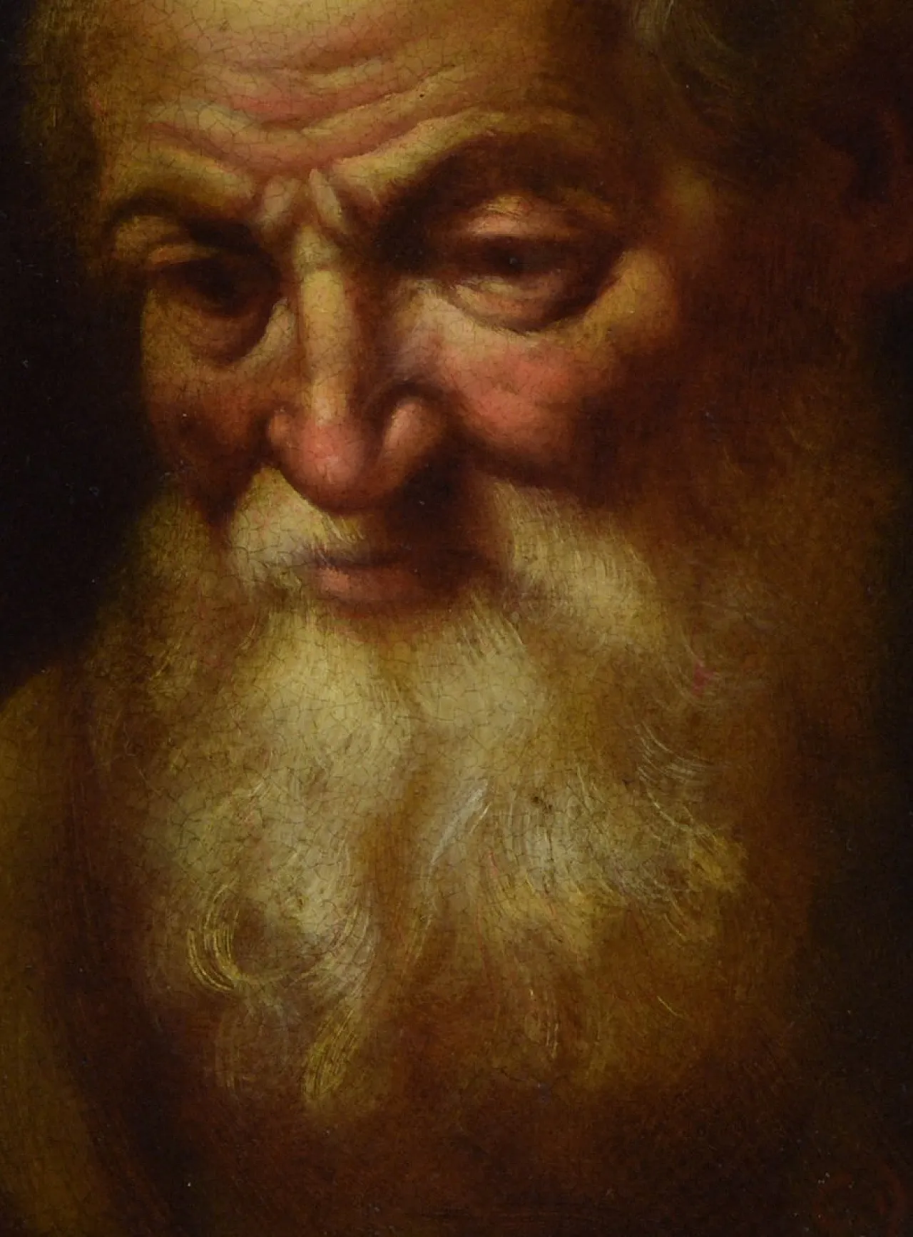 Ciro De Rosa, Ritratto di filosofo, olio su tela con cornice, anni '90 2