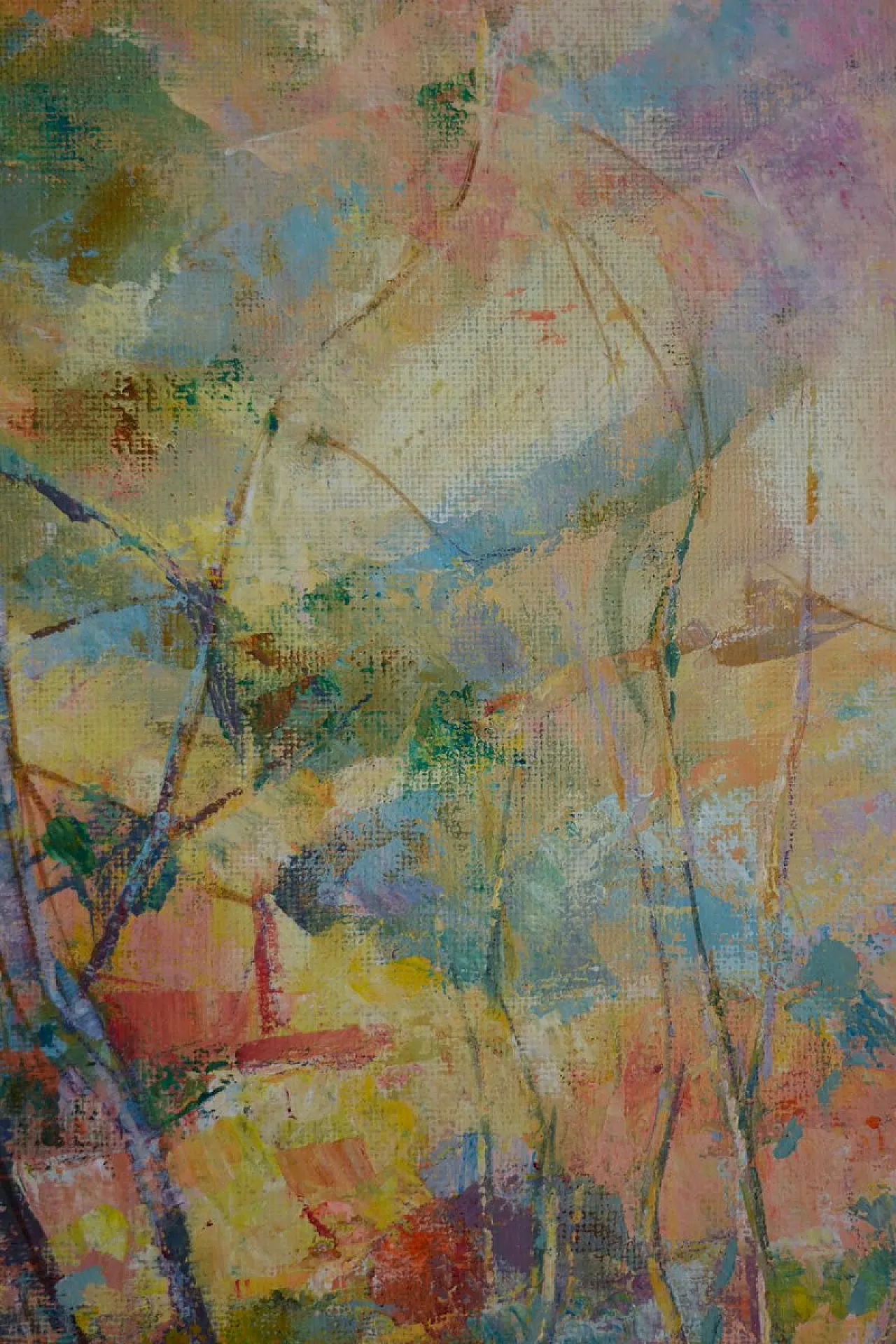 Alfonso Pragliola, Riverberi al Tramonto, tecnica mista, anni 2000 5