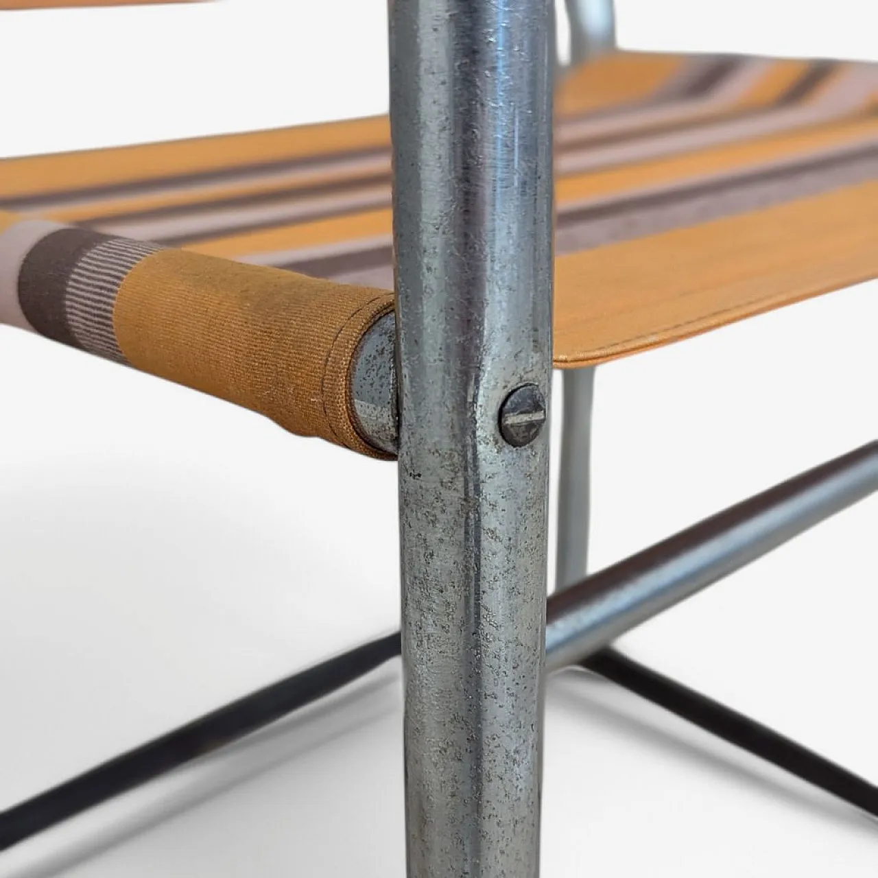 Bauhaus tubular steel armchair by F. Langer for SAB, 1930s 11