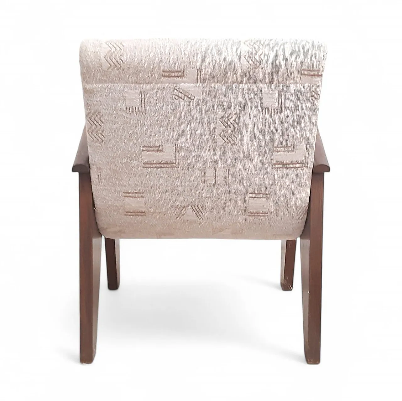 Wooden a-shaped armchair attributed to Up Závody, 1950s 4