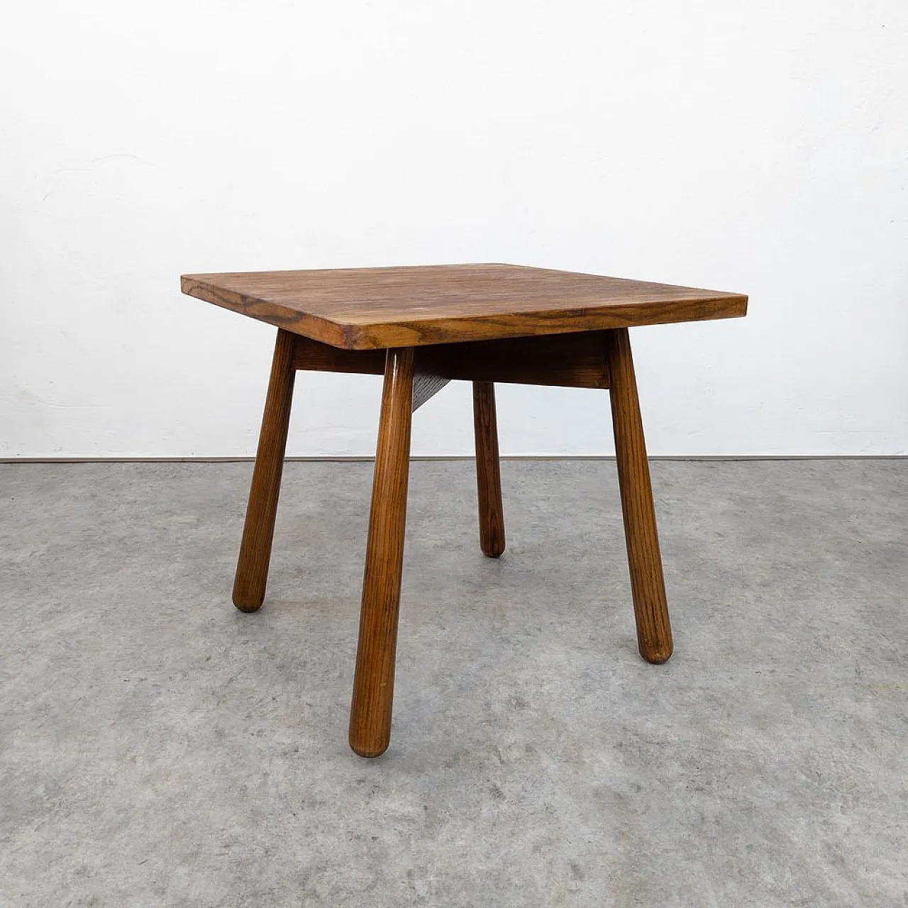 Oak side table by Jan Vaněk for Jizba, 1940s 3