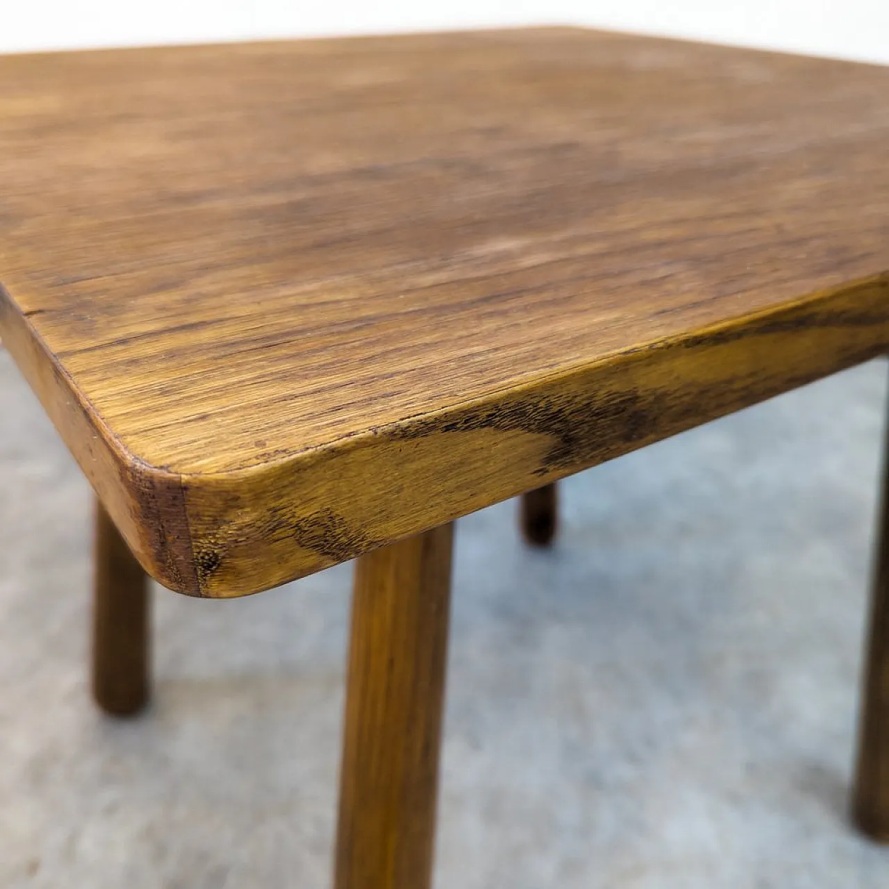 Oak side table by Jan Vaněk for Jizba, 1940s 6