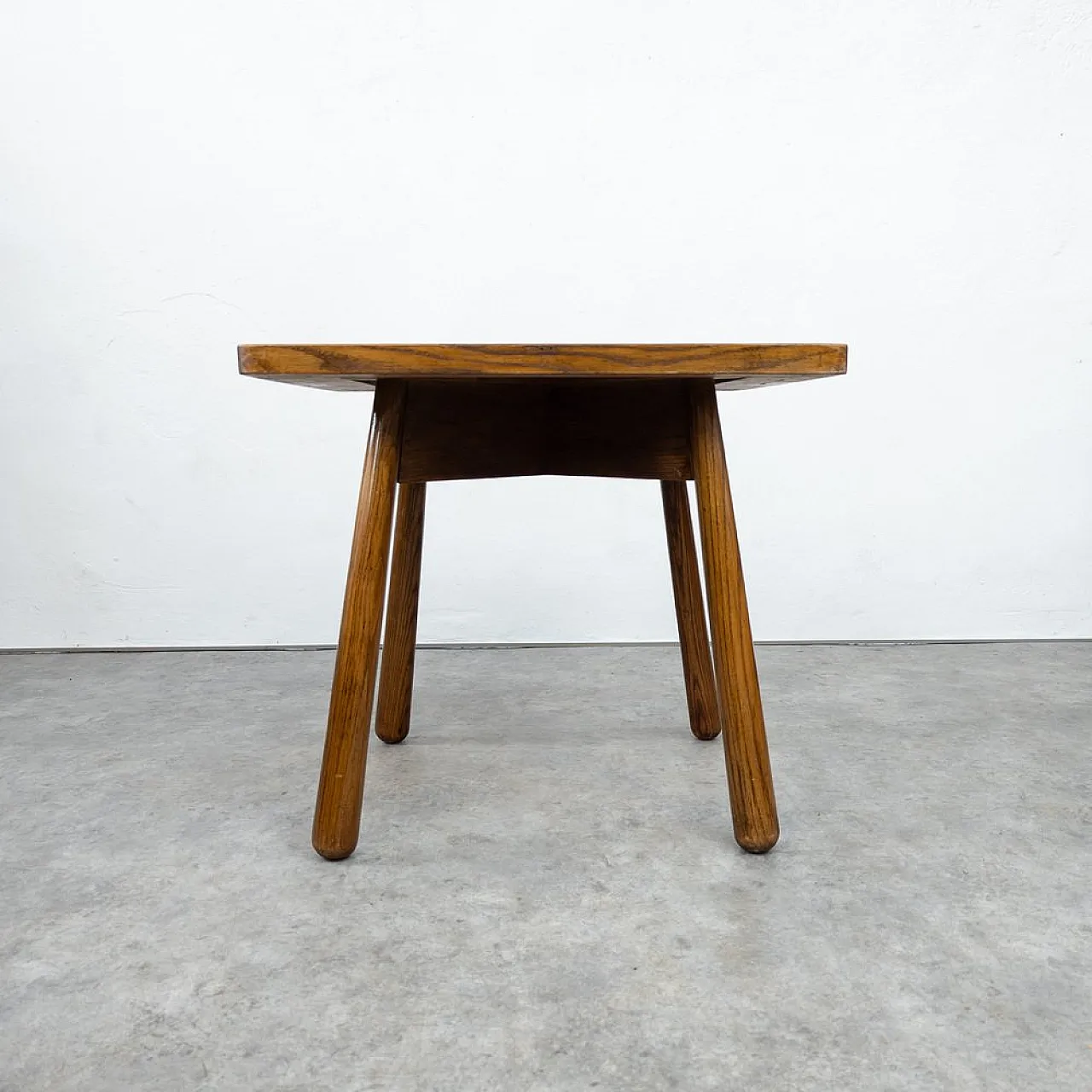 Oak side table by Jan Vaněk for Jizba, 1940s 9